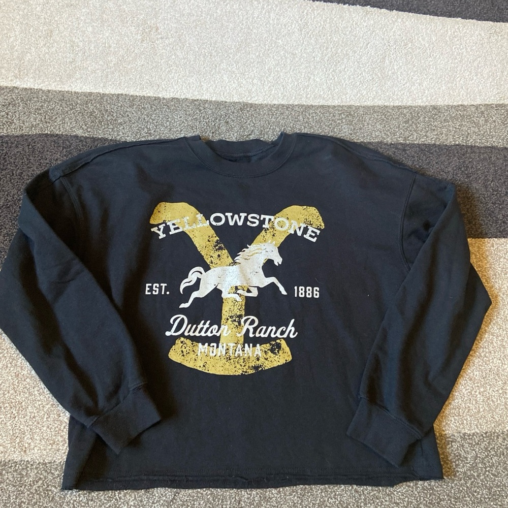 Black Yellowstone Dutton Ranch Sweatshirt